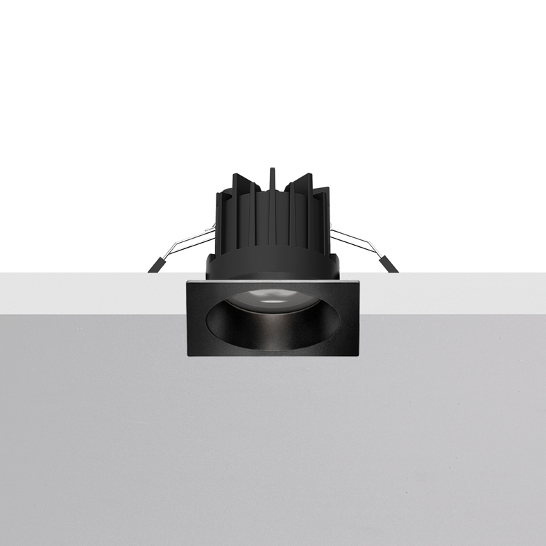 MEGA EVO – DOWNLIGHT NERO QUADRATO LED 8,8W 4000K IP65