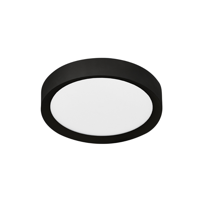 PLATE – PLAFONIERA NERA LED 15W IP54 2700-3000-4000K CRI90