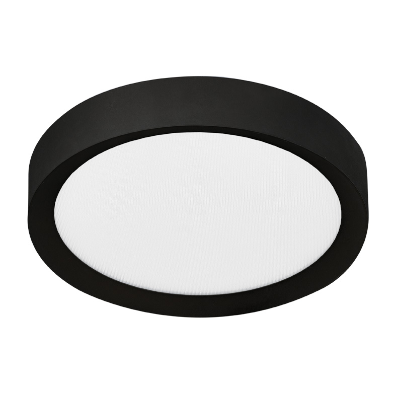 PLATE – PLAFONIERA NERA LED 40W IP54 2700-3000-4000K CRI90