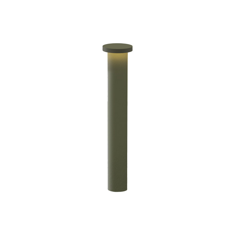 TIBERIO – BOLLARD VERDE LED 10W 82° IP65 3000K CRI80 9D 45CM